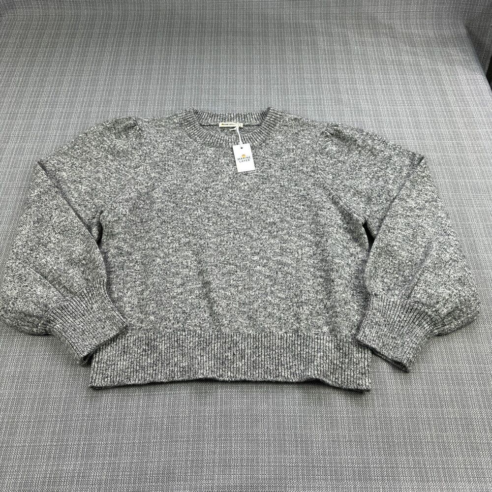 Marine Layer Heather Gray Crewneck Sweater